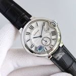 Cartier Ballon Bleu de 42mm Sapphire Glass Automatic Mechanical Movement Leather/Steel Strap Men Watch